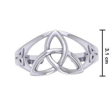 Celtic Triquetra Knot Silver Bracelet TBA004 - Jewelry
